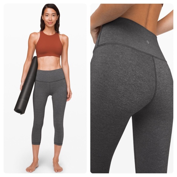 NWT Lululemon Wunder Under High Rise Crop 21 Inch Inseam - Picture 1 of 4